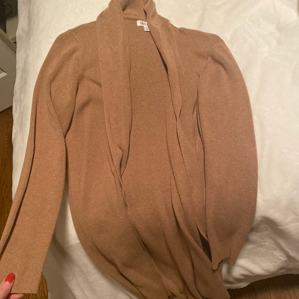 Camel colored cardigan